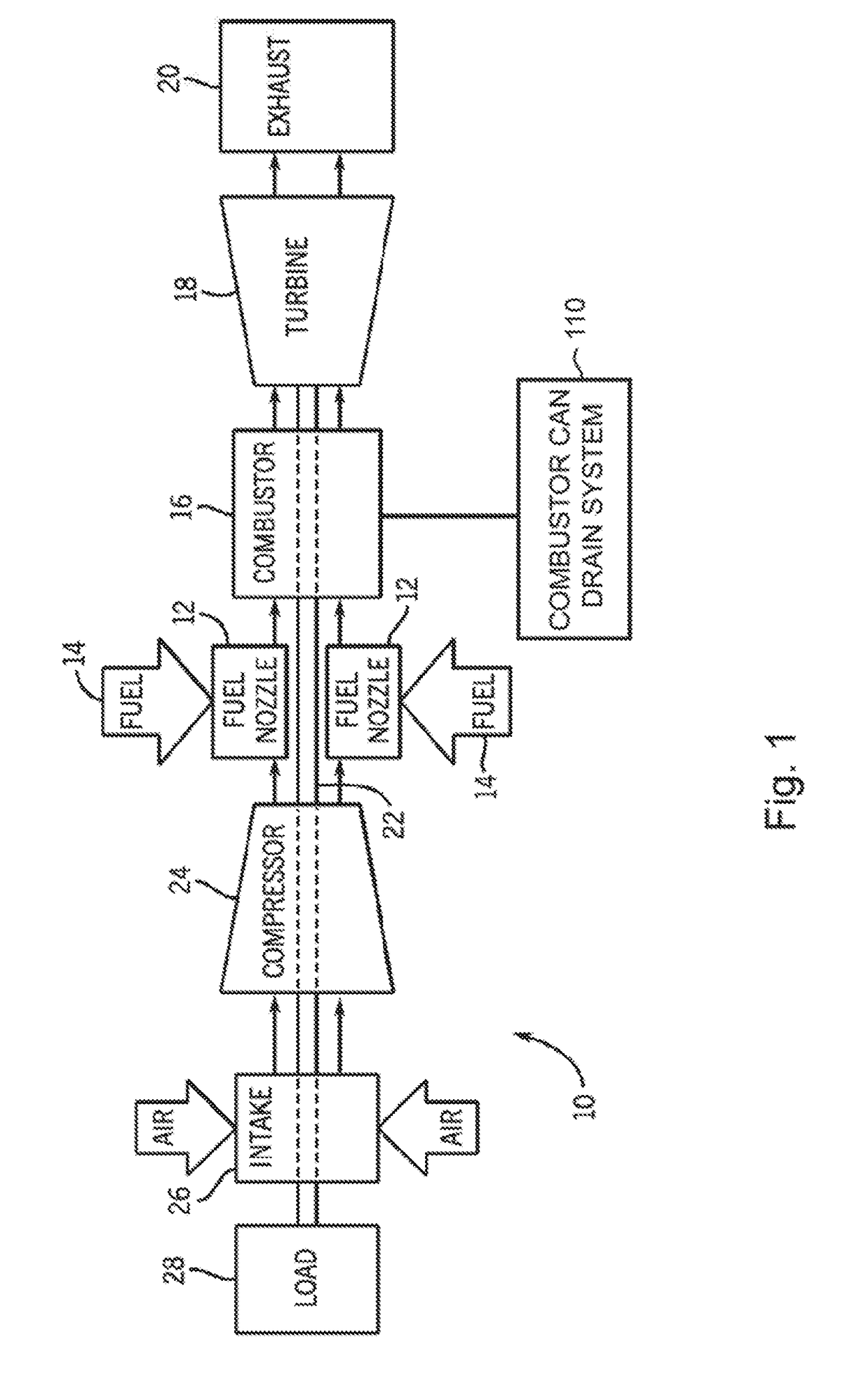 False start drain system with vertical header