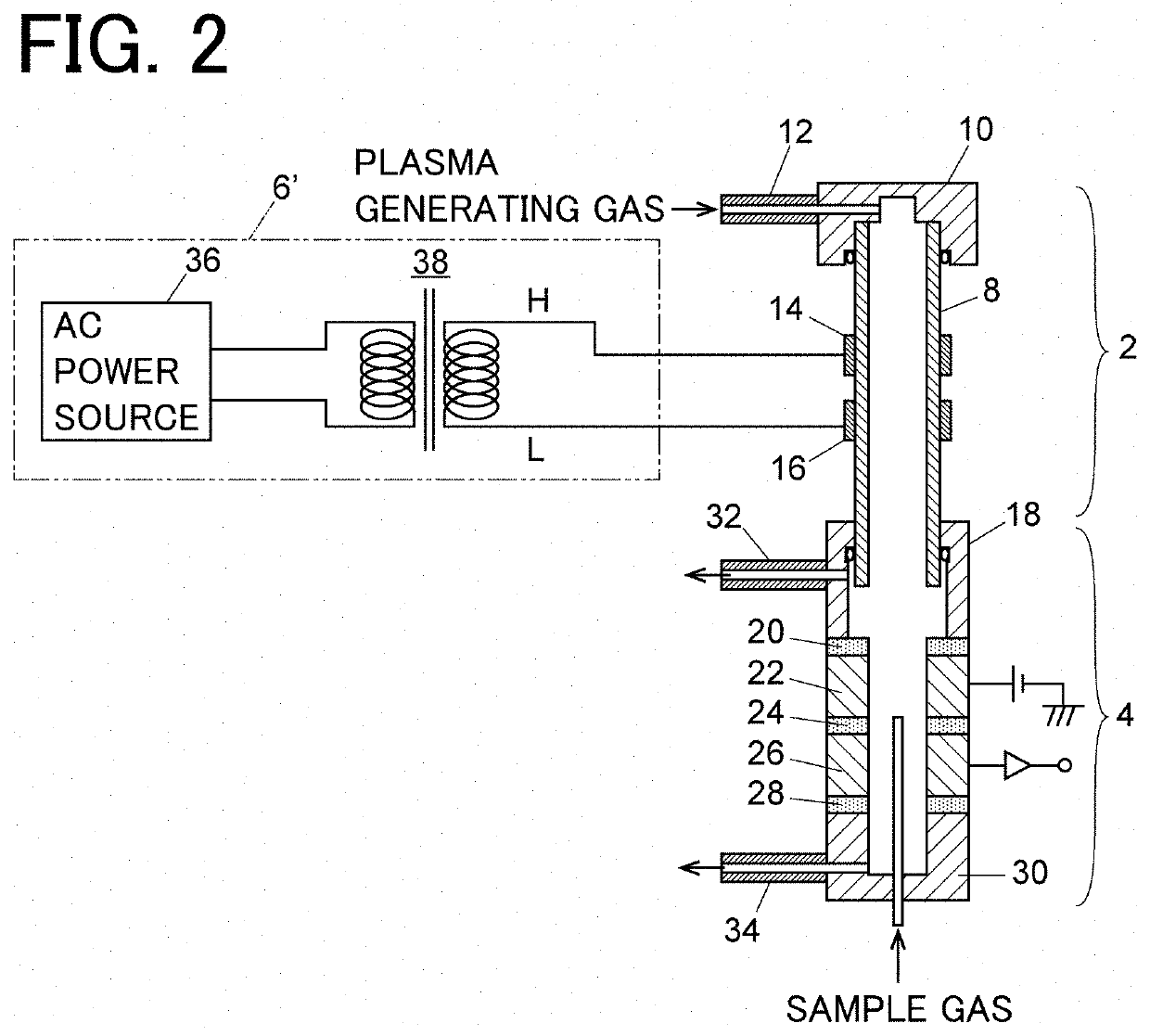 Dielectric barrier discharge ionization detector