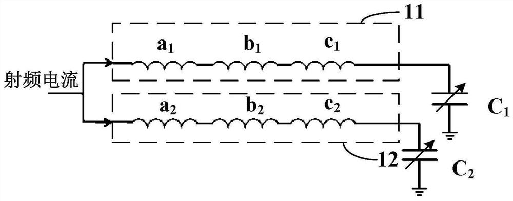 Plasma inductance coil structure, plasma processing equipment and plasma processing method