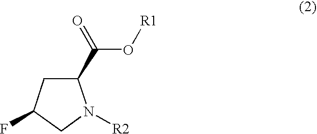 Method for Producing Fluorinated Proline Derivative