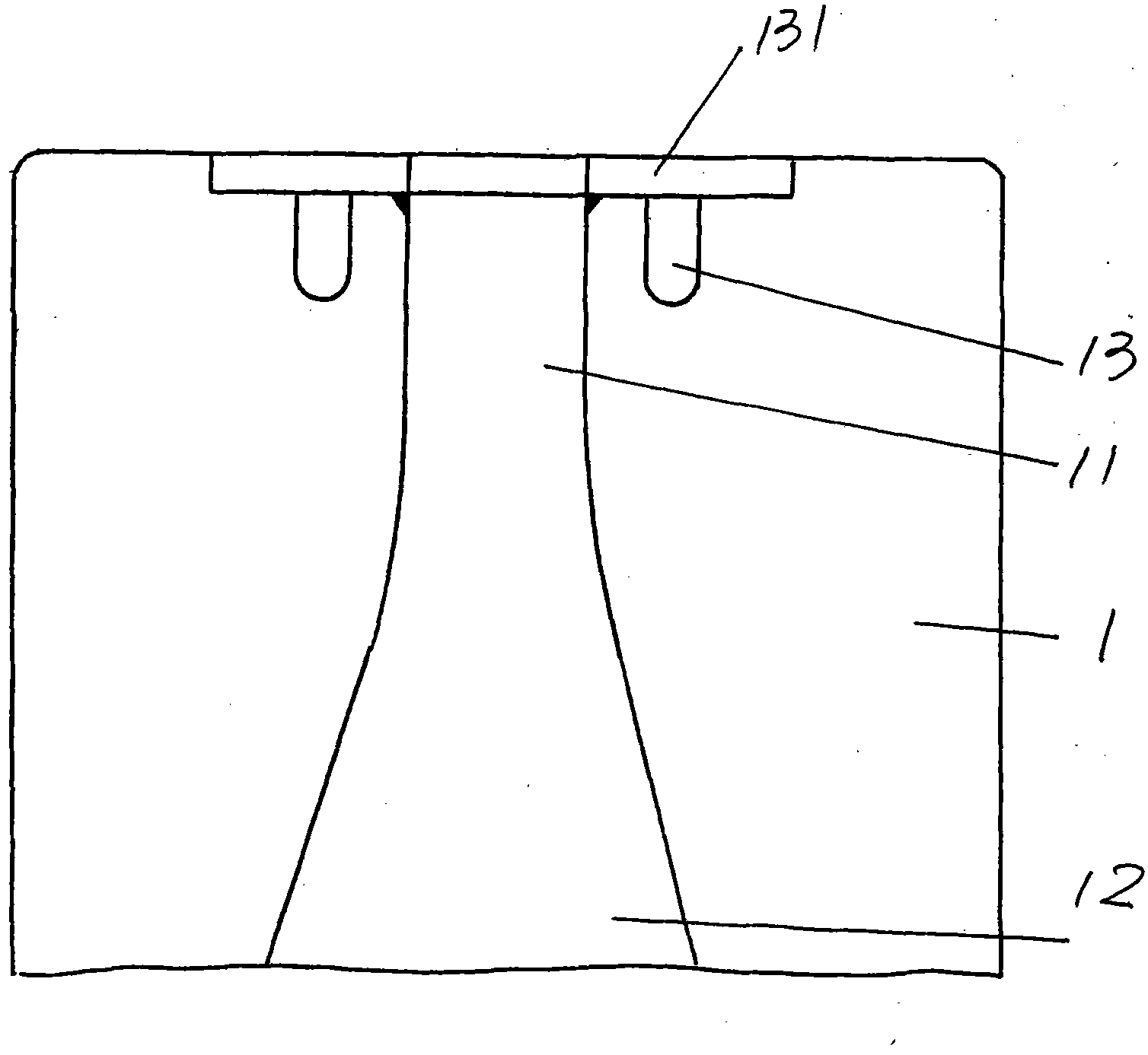 Mould for manufacturing glass container