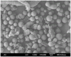 Method for preparing carbon microspheres through hydrothermal carbonization of biomass