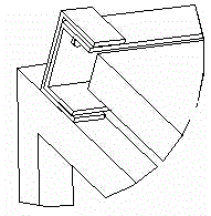 Combined solar photovoltaic support device for farmland and wasteland