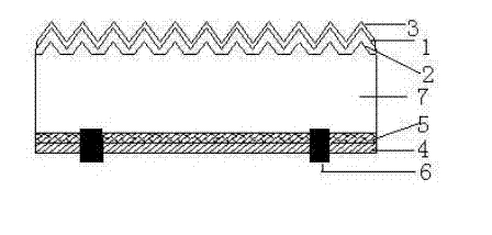 All Al-BSF crystal silicon cell and preparation method thereof