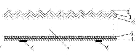 All Al-BSF crystal silicon cell and preparation method thereof