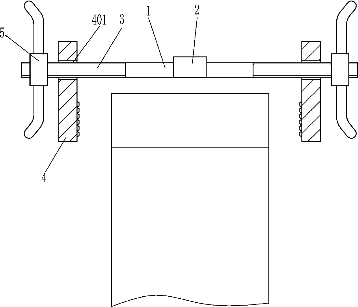 A mechanical gear repairing and punching auxiliary mechanism