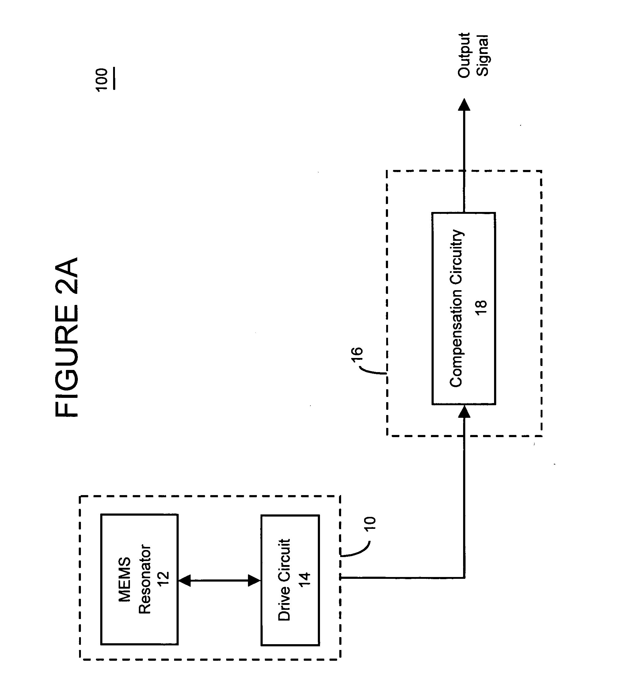 Frequency and/or phase compensated microelectromechanical oscillator