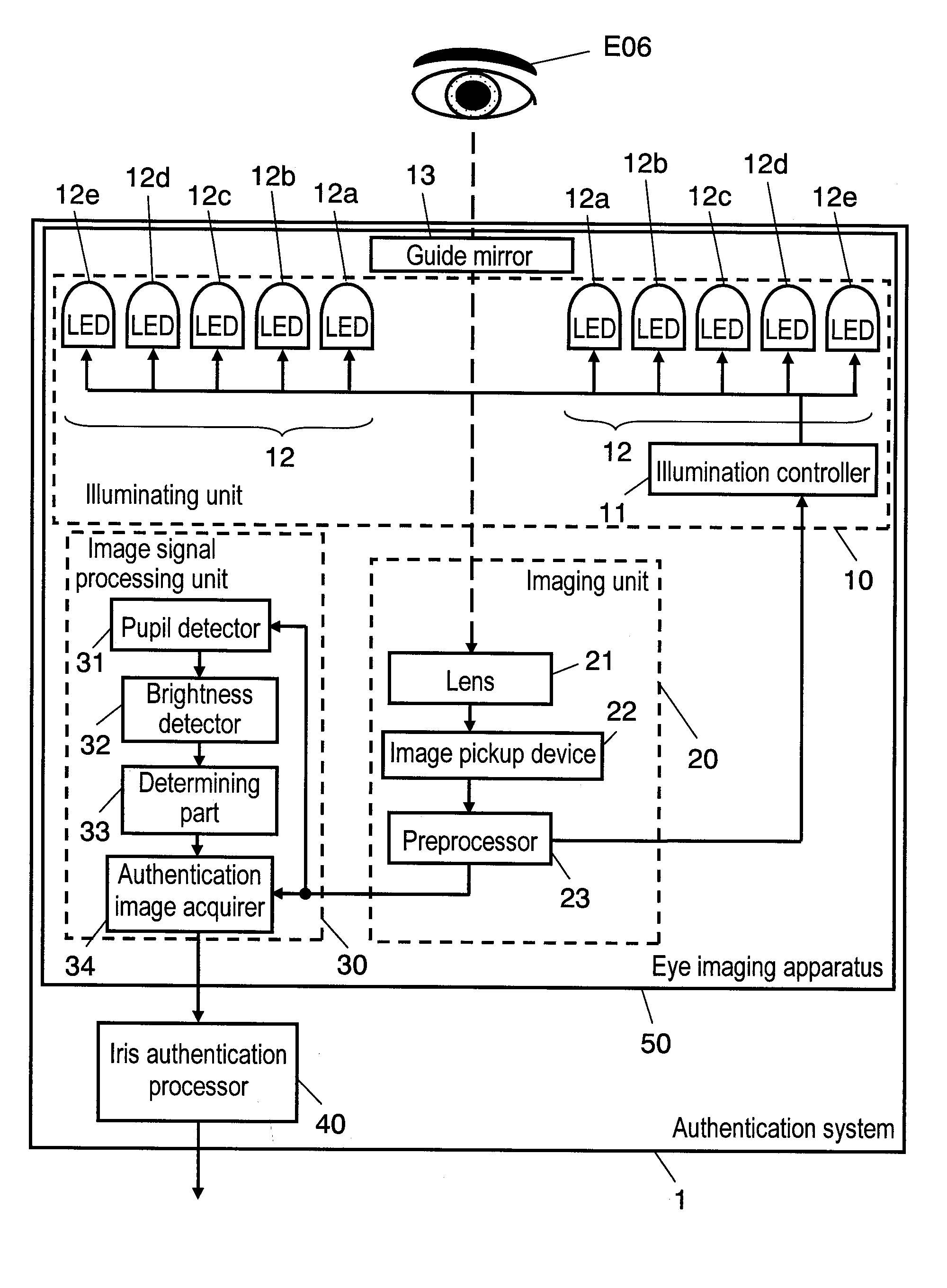 Biometric discrimination device, authentication device, and biometric discrimination method