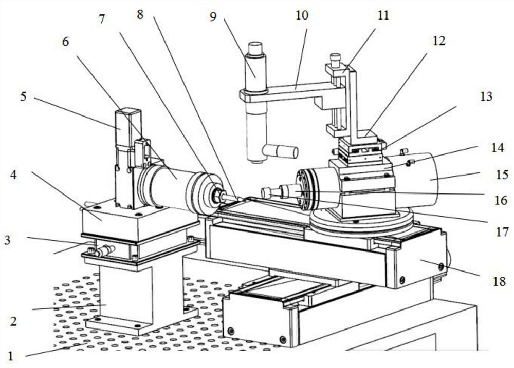 A dynamic balance test and correction system for diamond micro-diameter milling cutter