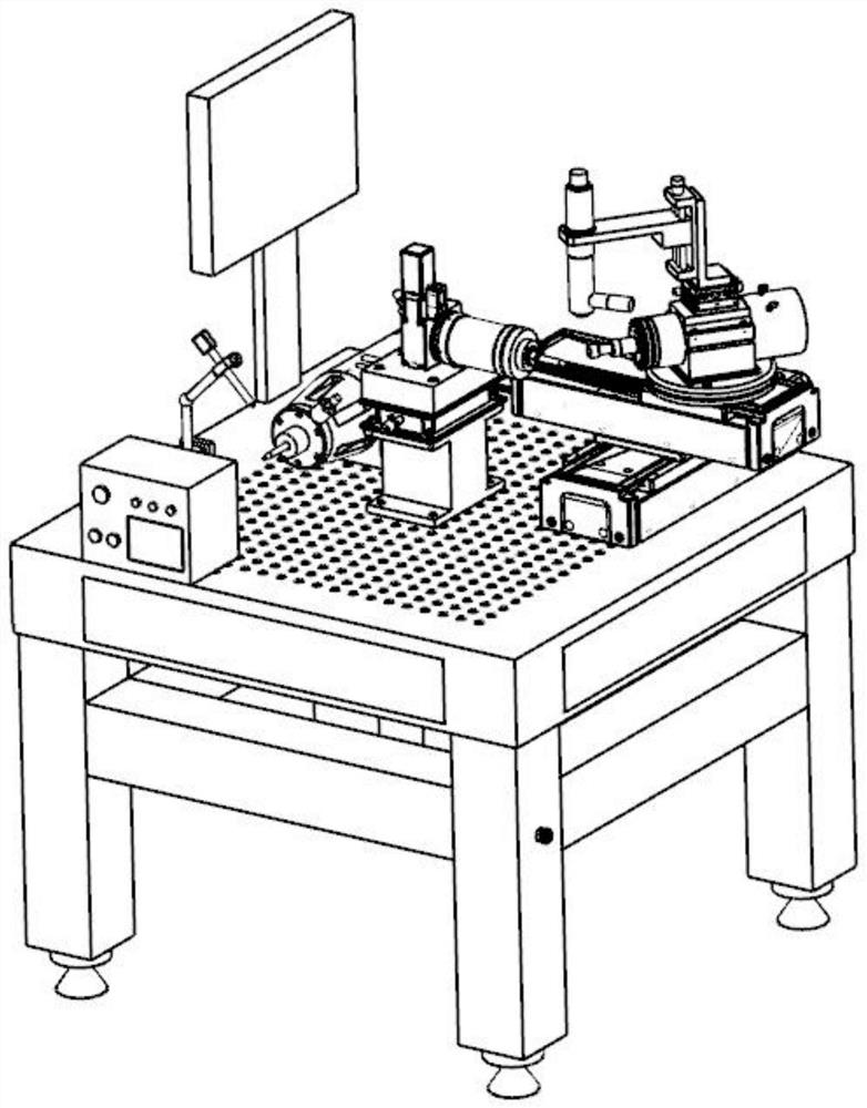 A dynamic balance test and correction system for diamond micro-diameter milling cutter