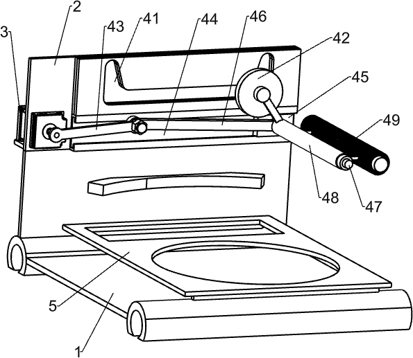 An automatic coloring machine for round wooden boards