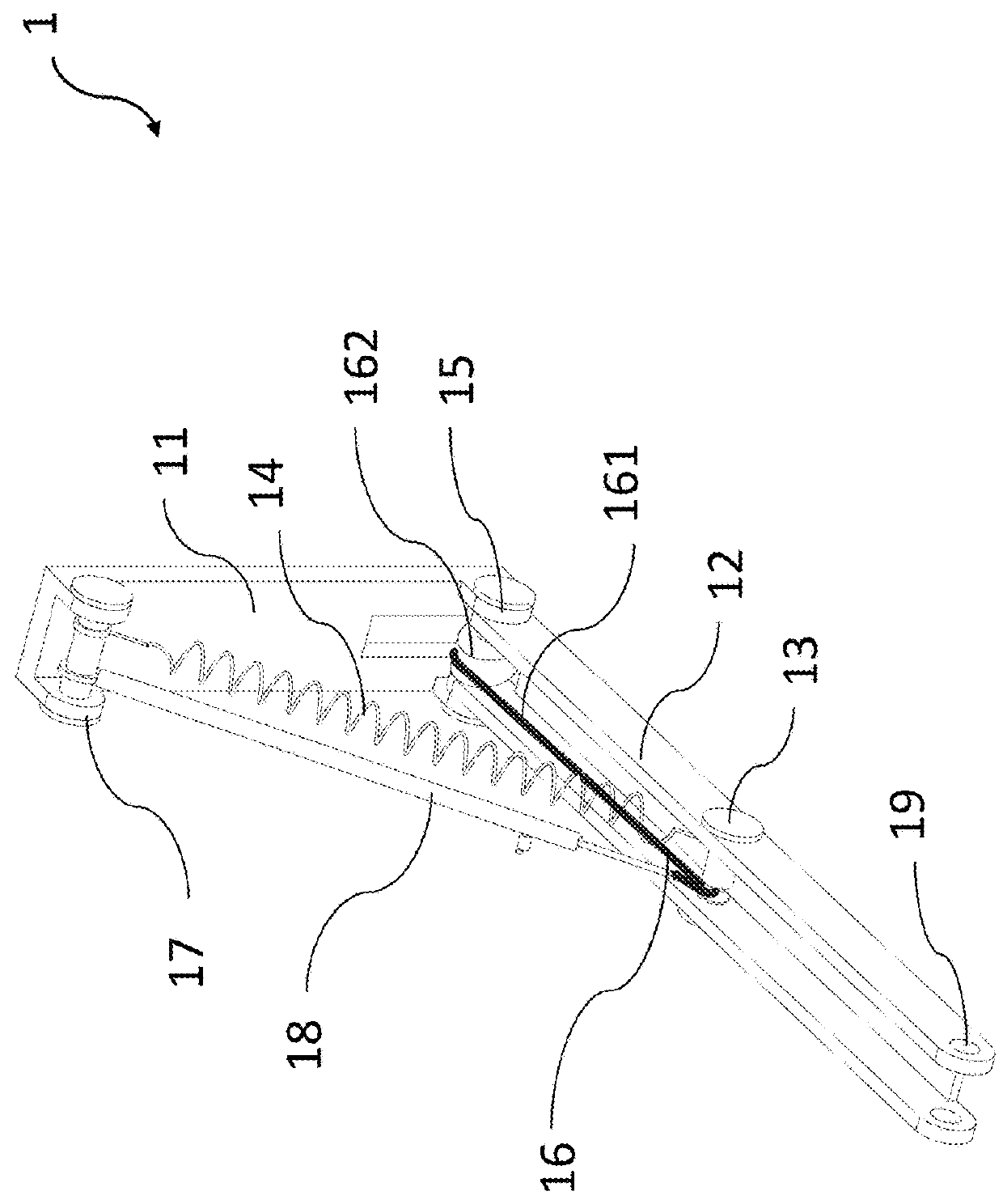 Adjustable passive gravity compensation apparatus