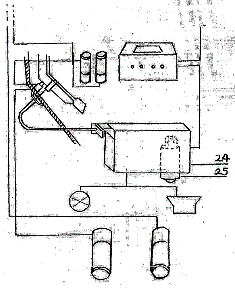 Automobile automatic braking natural circulation system