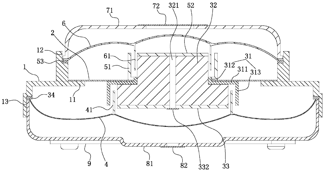 Double-diaphragm vibration horn system