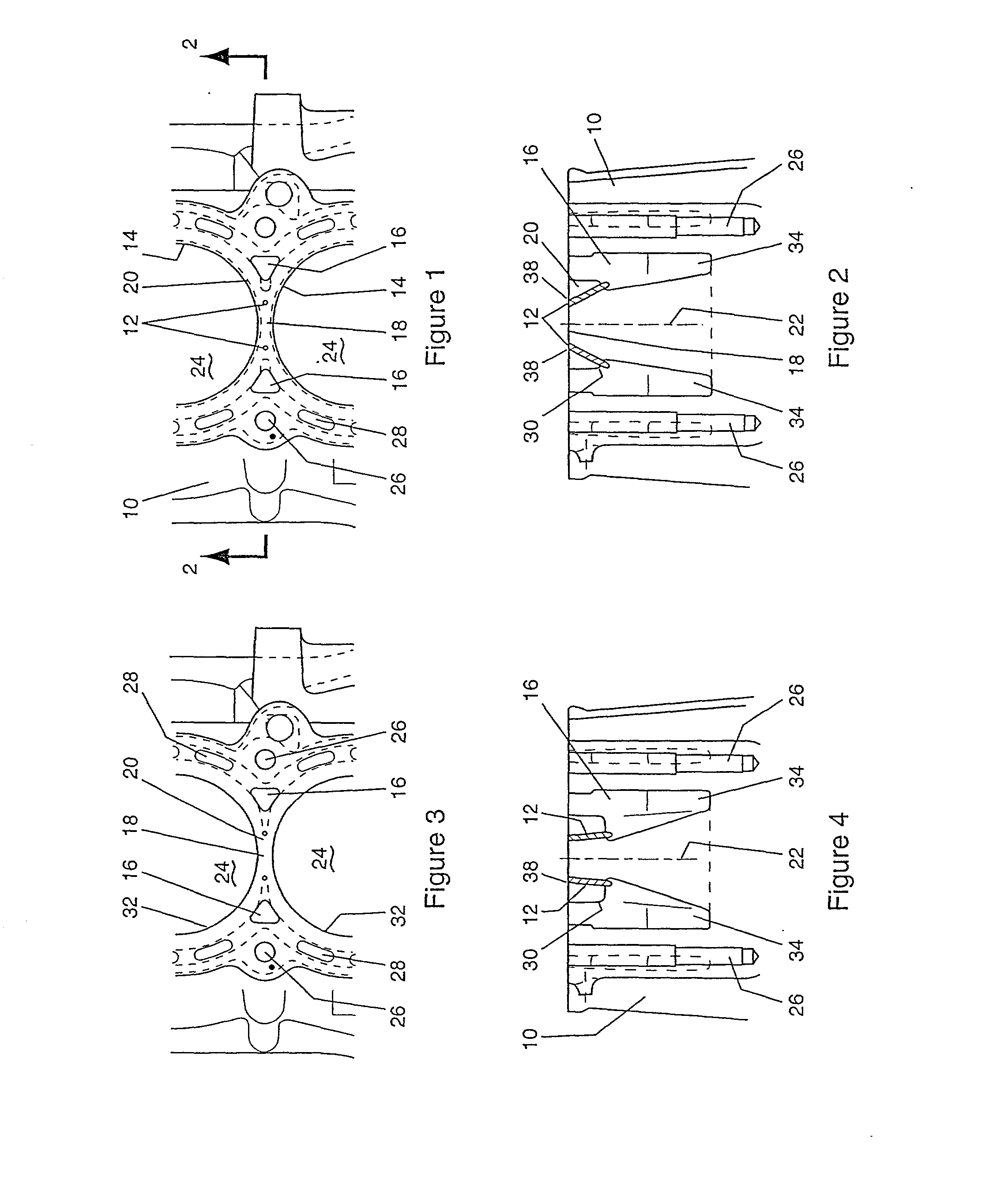 Interbore cooling system