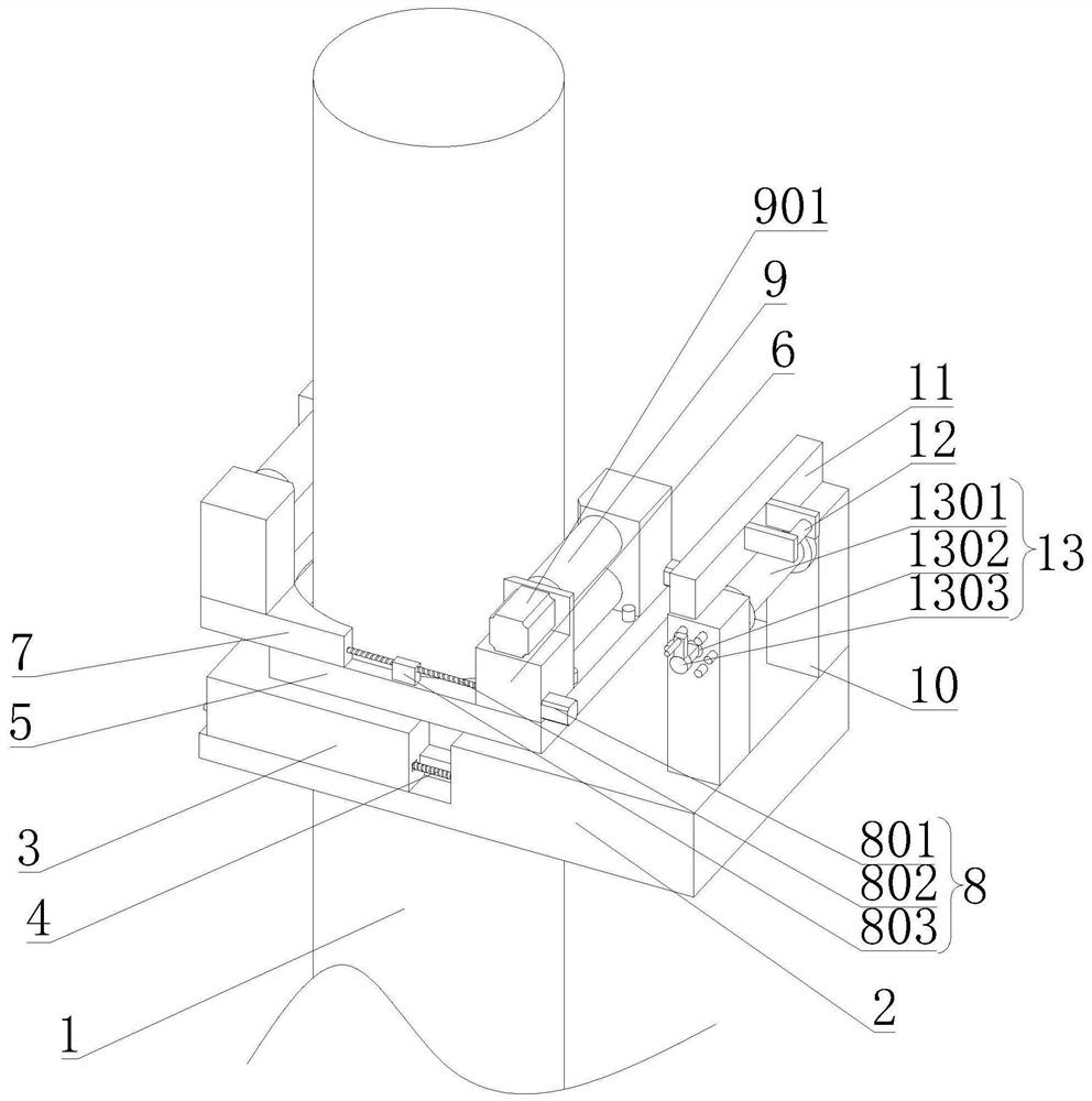 Double-rod type combined transformer rack