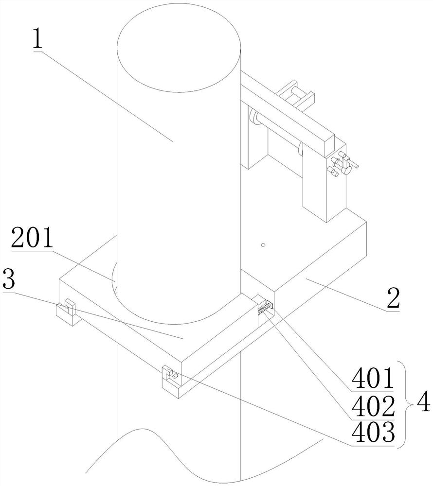 Double-rod type combined transformer rack