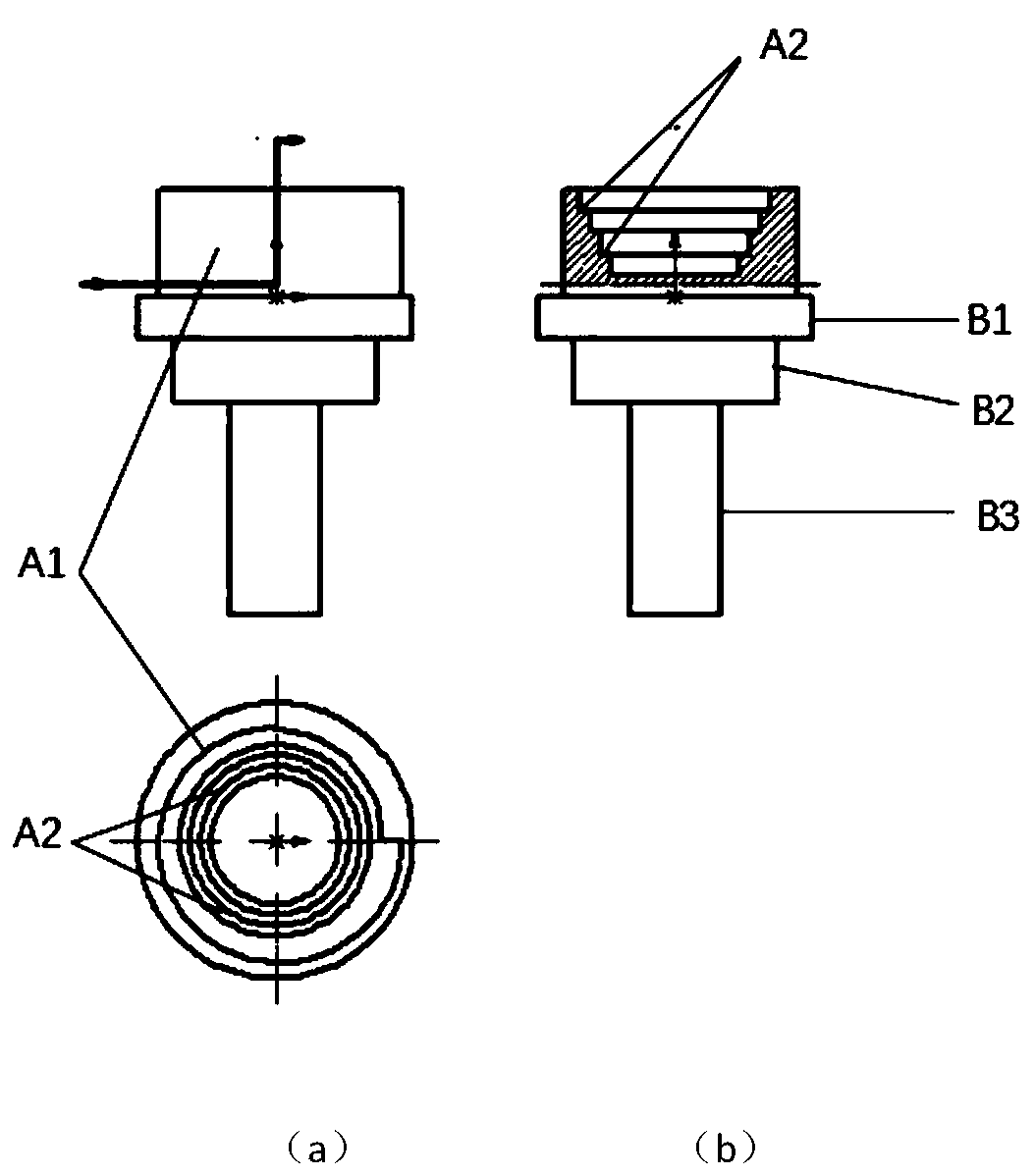 Uniformization correction method for X-ray hardened artifact and based on spiral die bodies