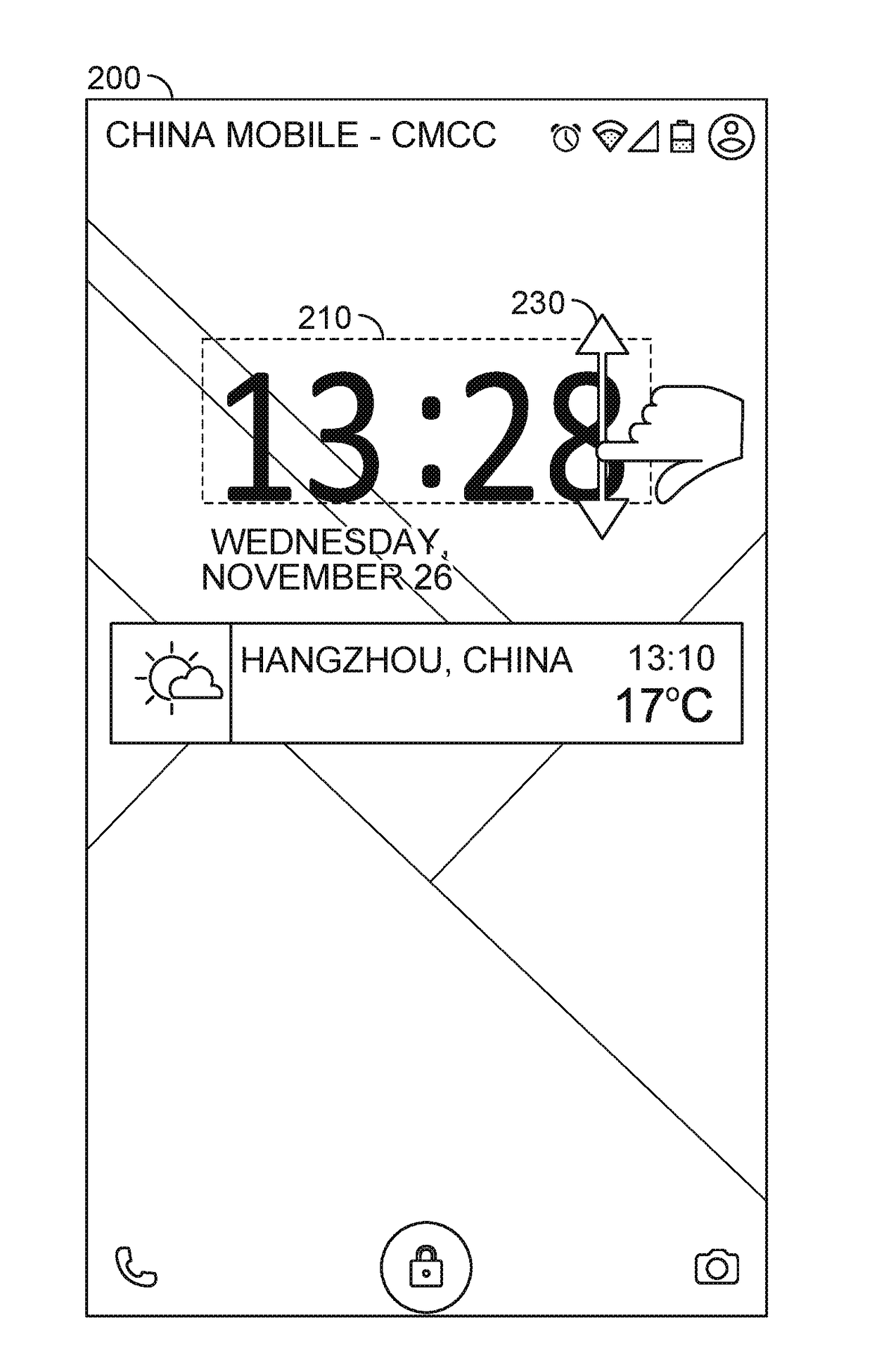 Setting an alarm clock on a smart device