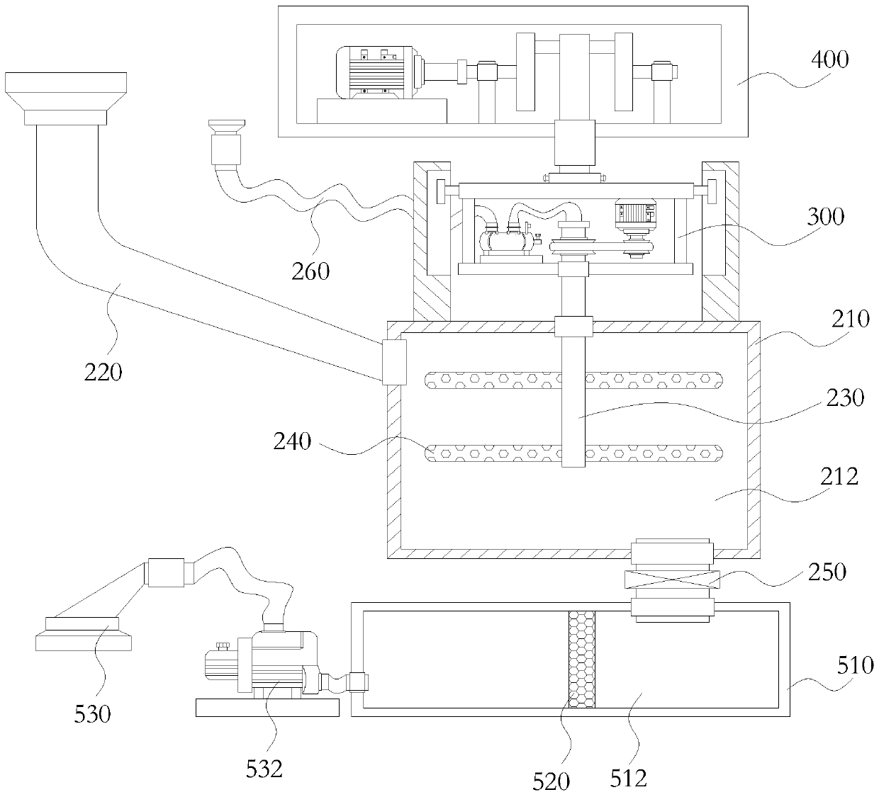 Papermaking waste liquid treating device