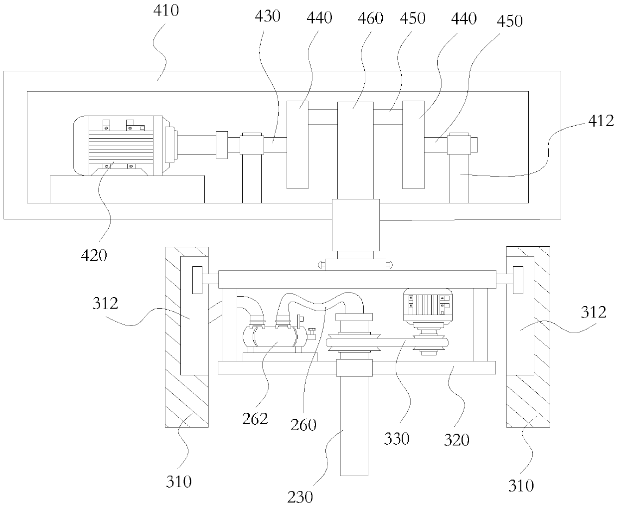 Papermaking waste liquid treating device