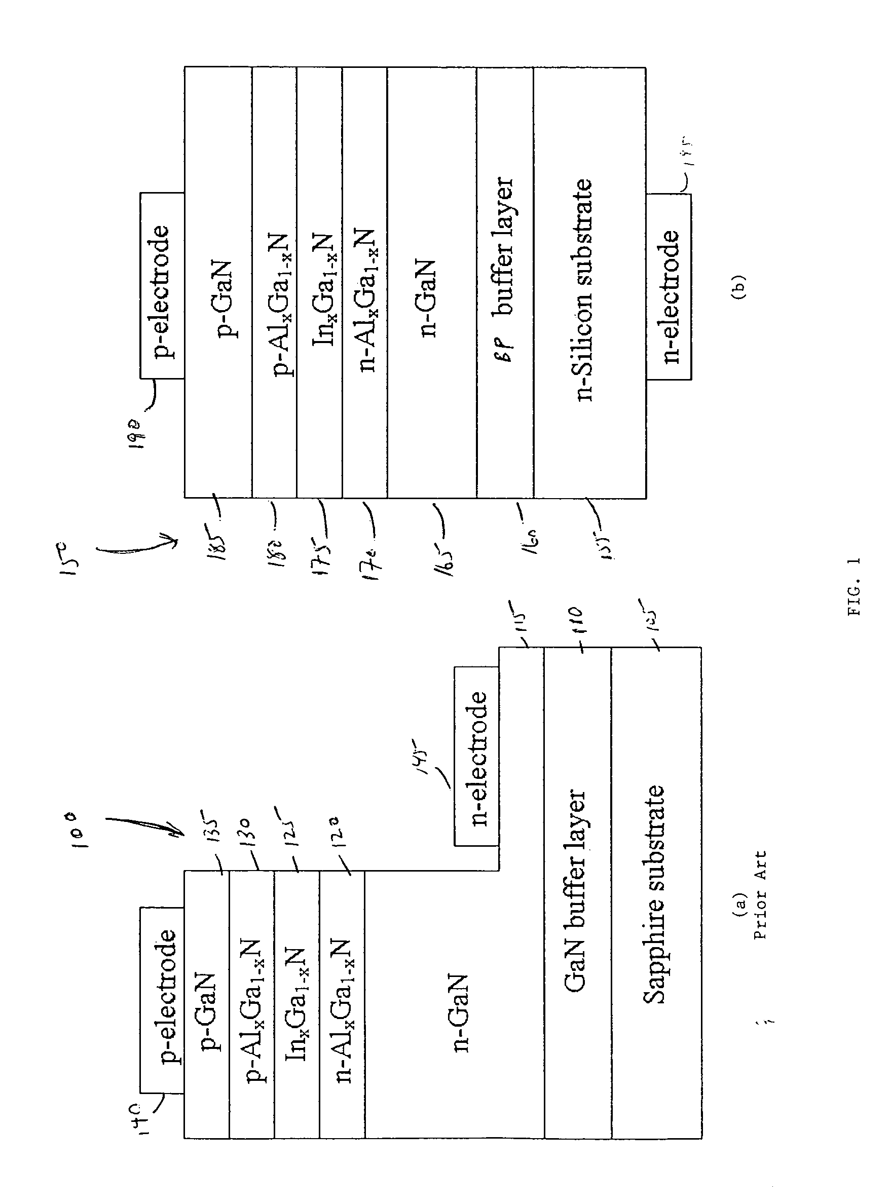 Group III-nitride on Si using epitaxial BP buffer layer