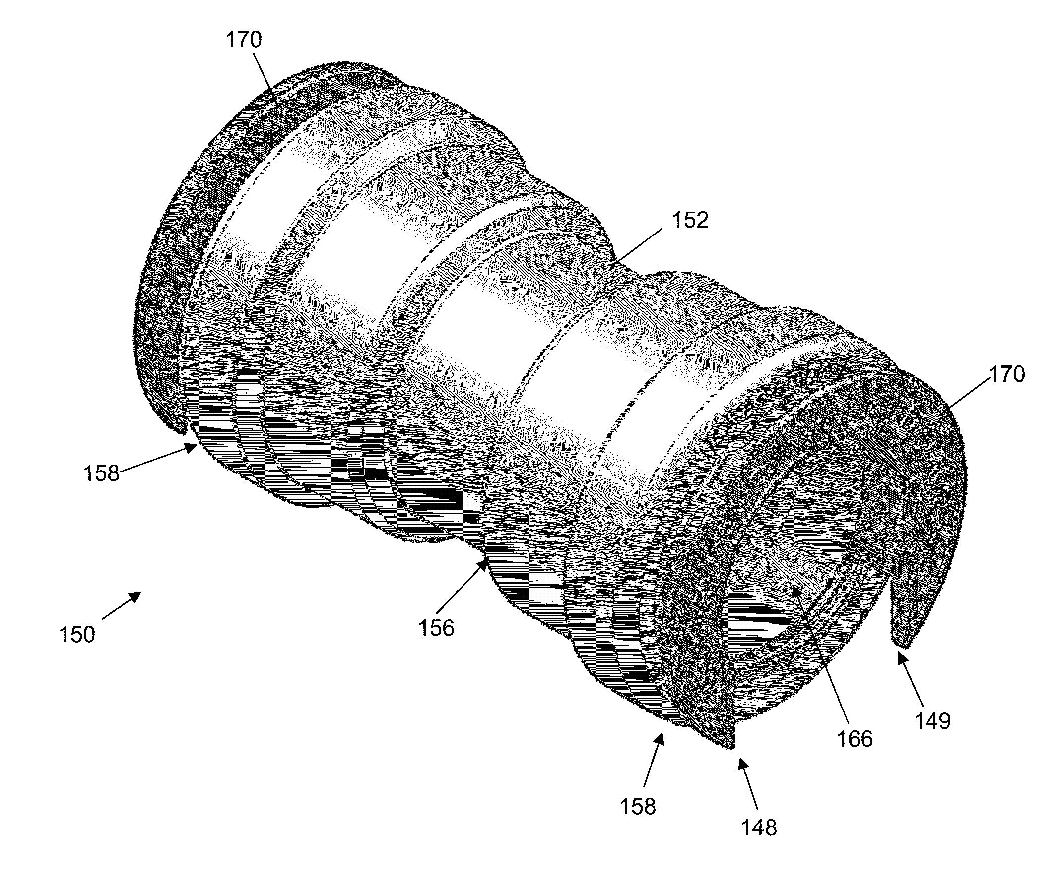 Push-to-Connect Fitting Integrated Packing Arrangement, Device and Methods