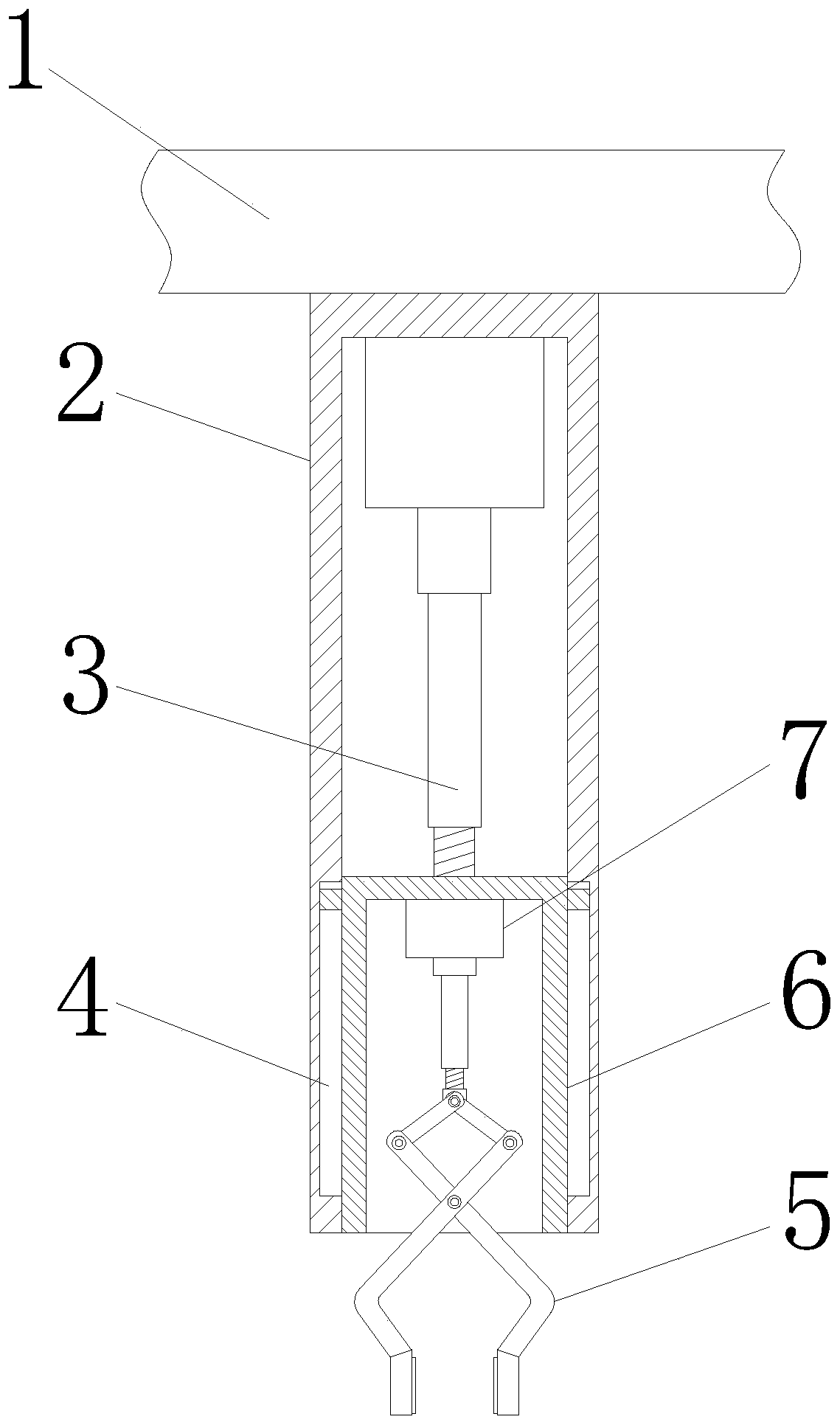 Pin welding device for film capacitor