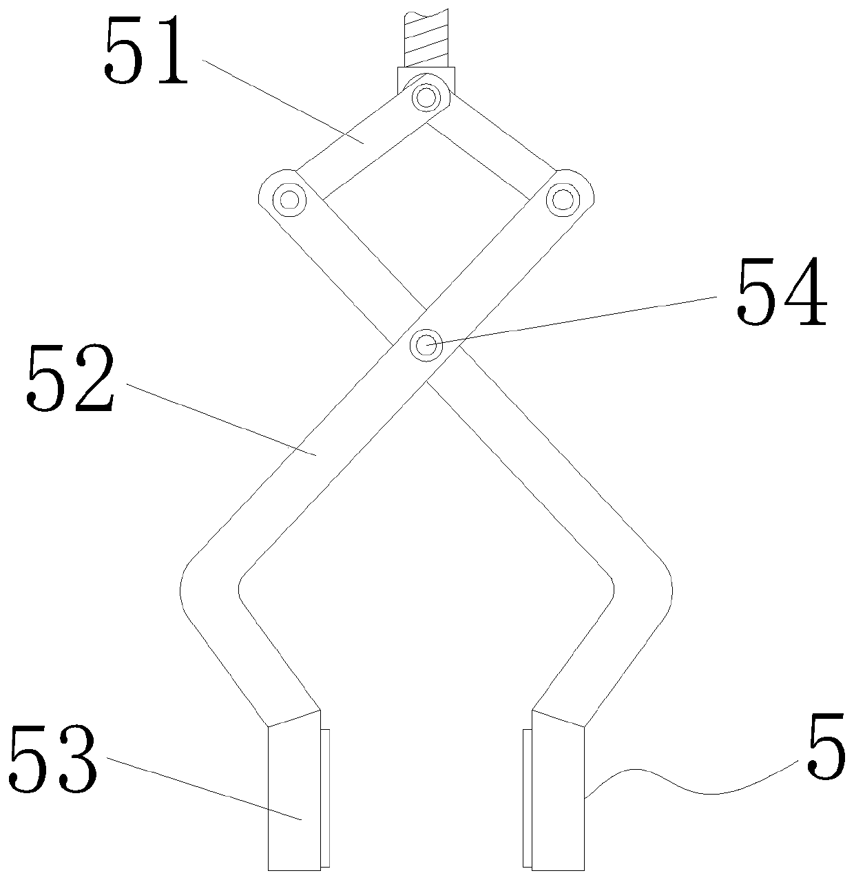 Pin welding device for film capacitor