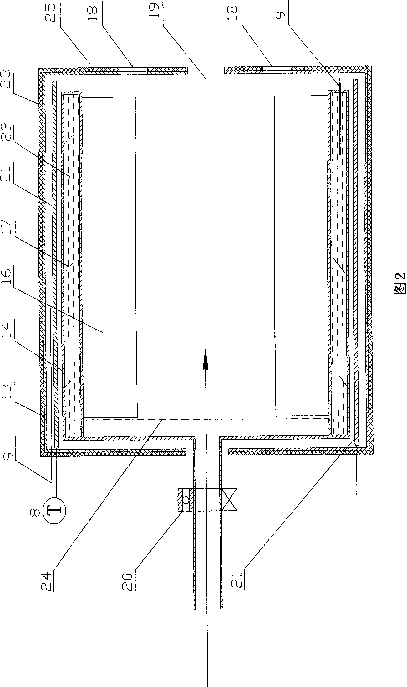 Combined thermal transmission type micro roller drying device of tobacco