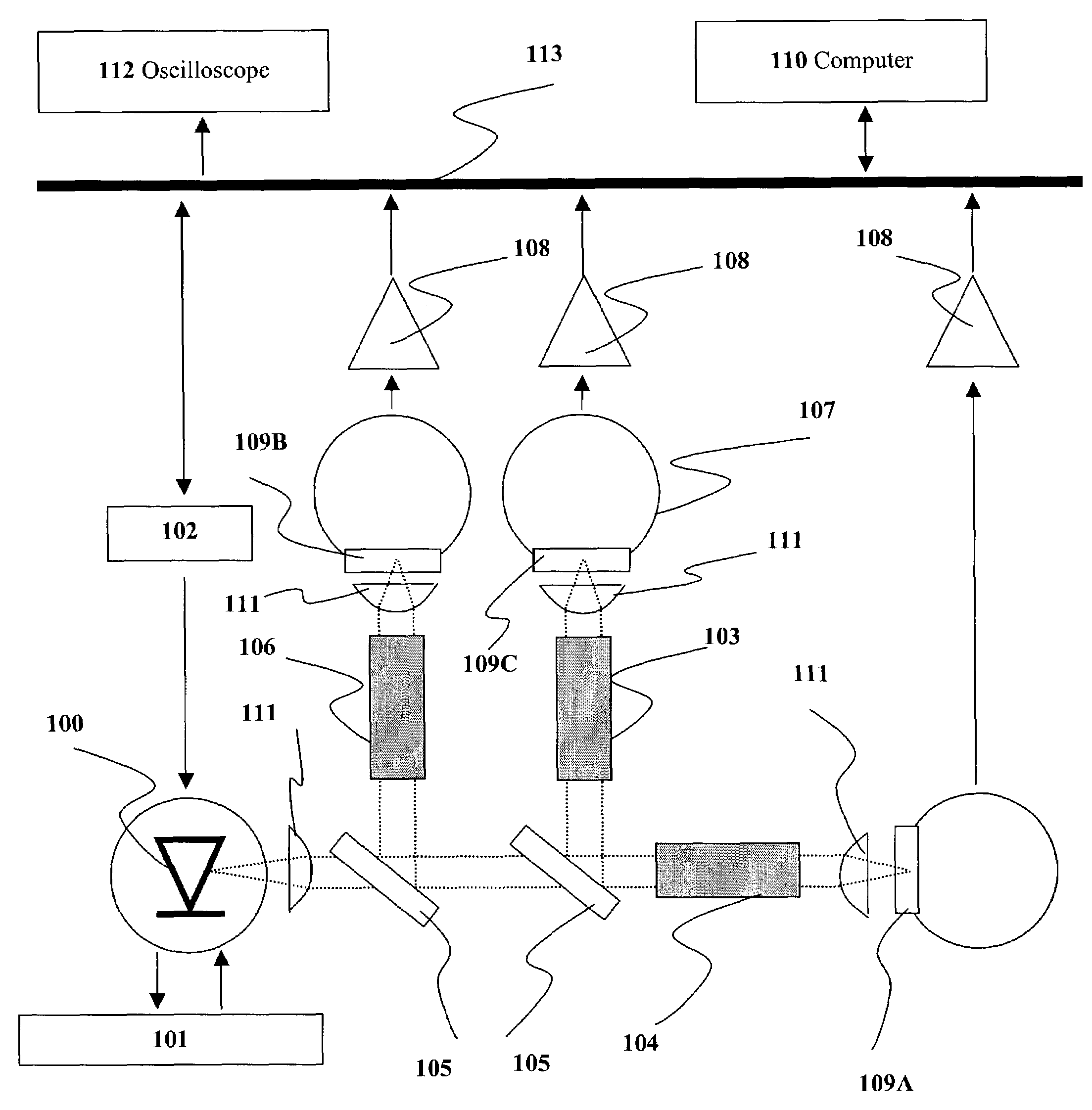 Gaseous uranium hexafluride isotope measurement by diode laser spectroscopy