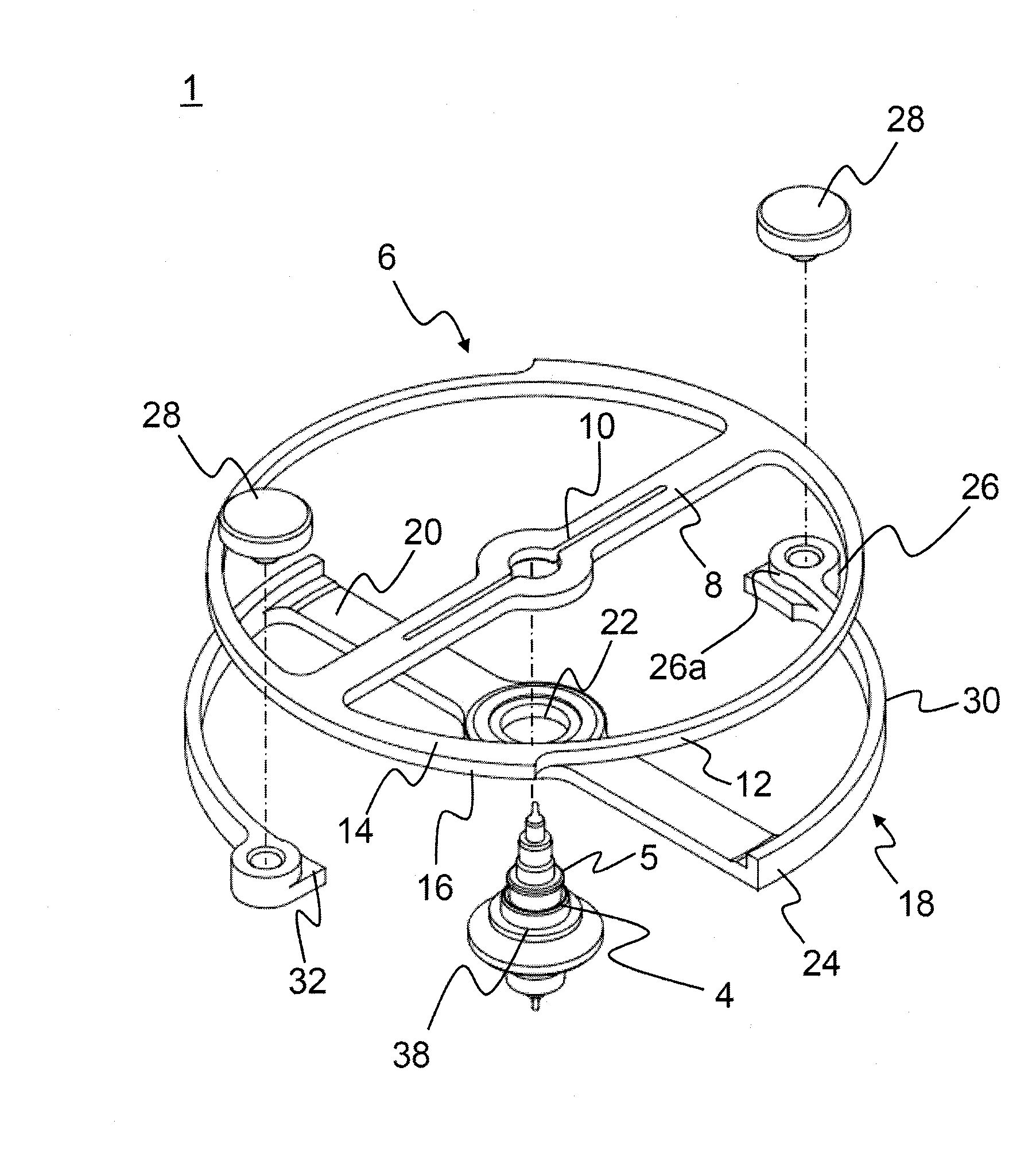 Balance with hairspring, movement, and timepiece