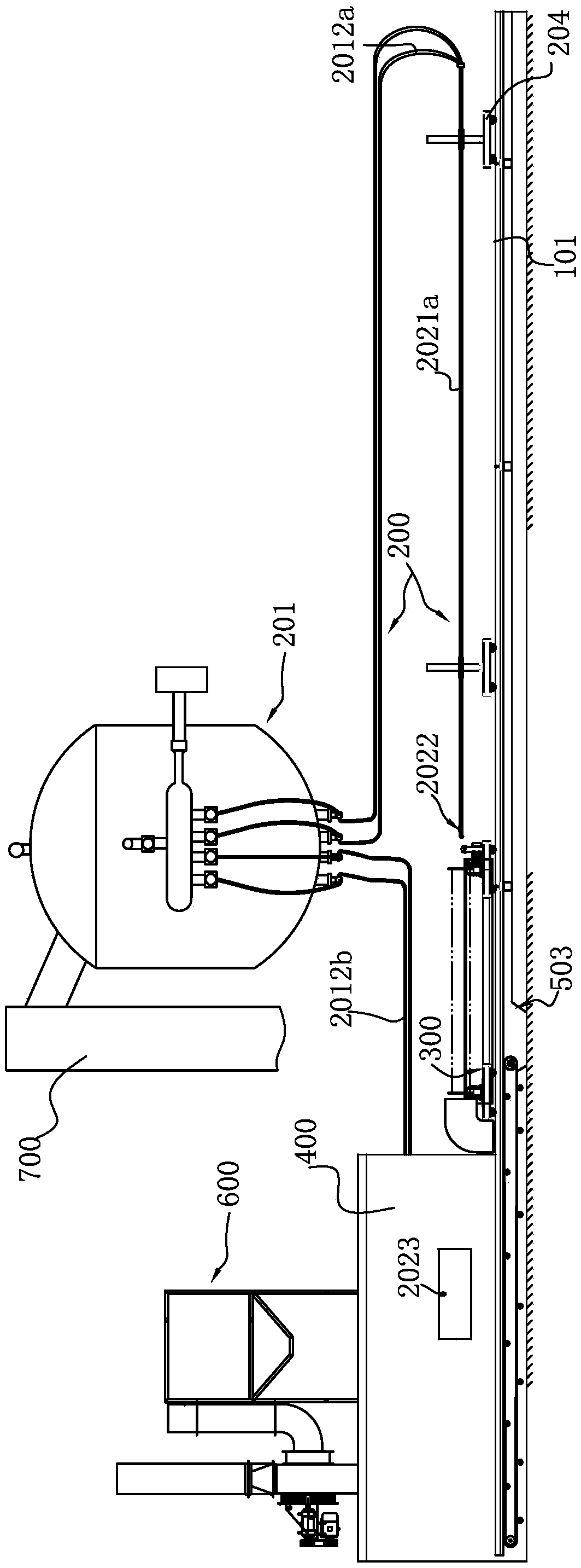 Sand blasting cleaning equipment for inner wall and outer wall of steel pipe and cleaning method