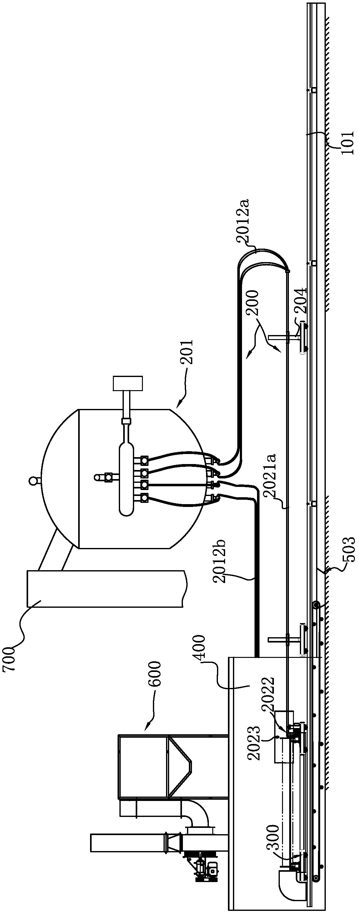 Sand blasting cleaning equipment for inner wall and outer wall of steel pipe and cleaning method