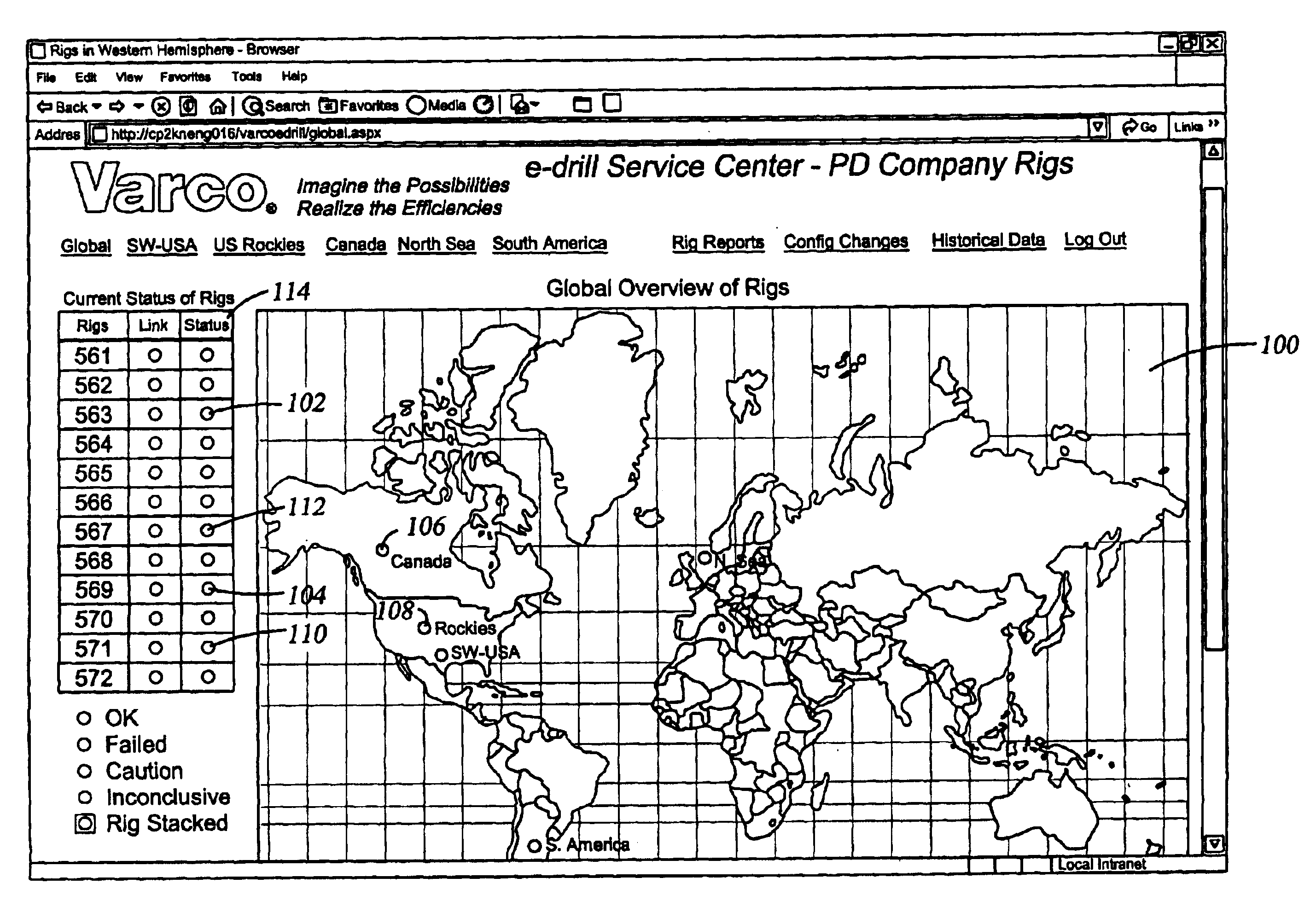 Method and apparatus for dynamic checking and reporting system health