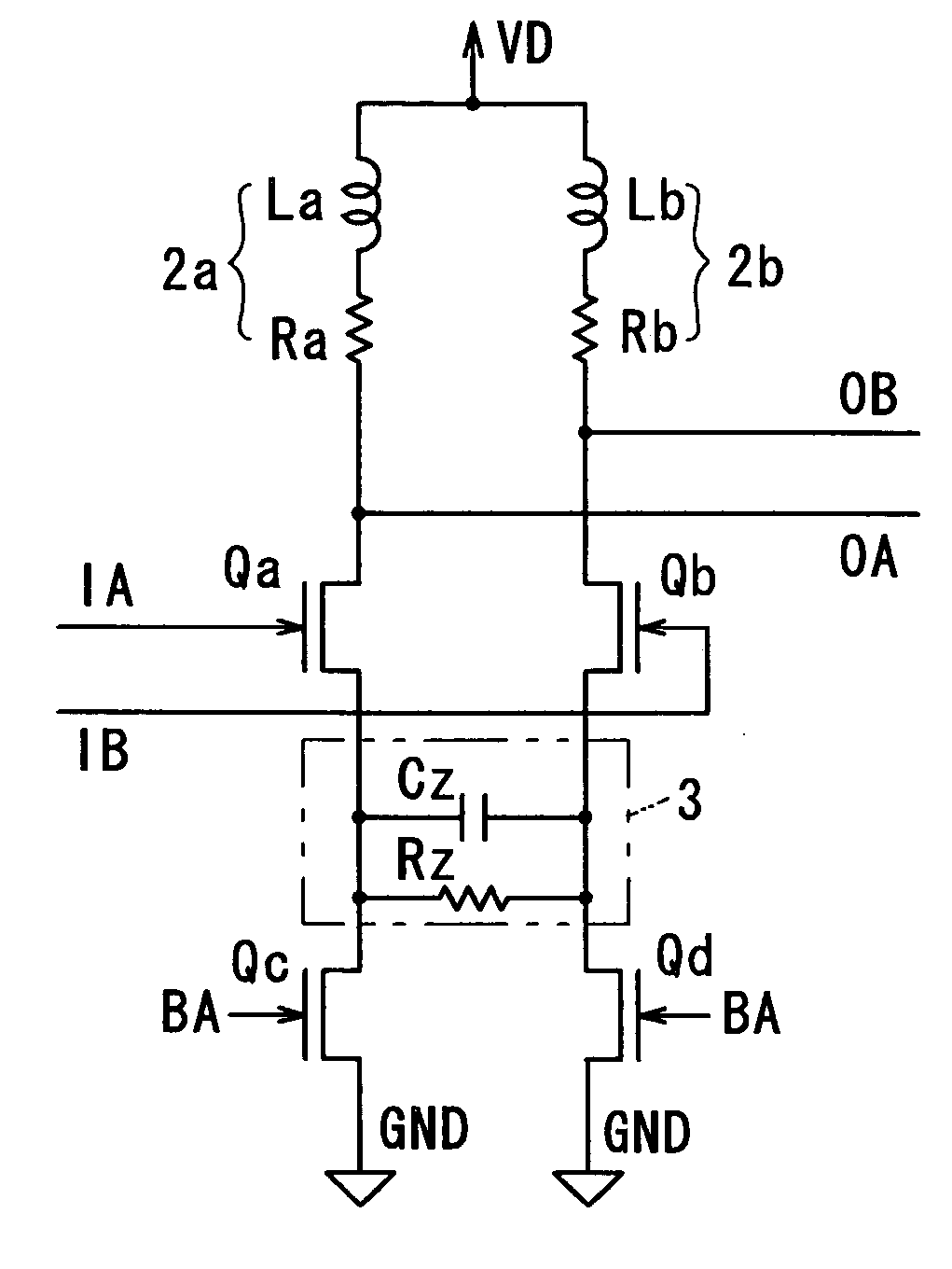 Differential amplifier circuit and multistage amplifier circuit