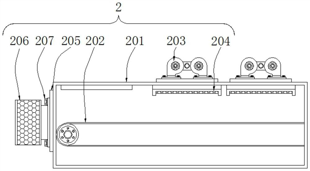 Compression device used for garbage treatment and provided with light separating structure, and use method of compression device