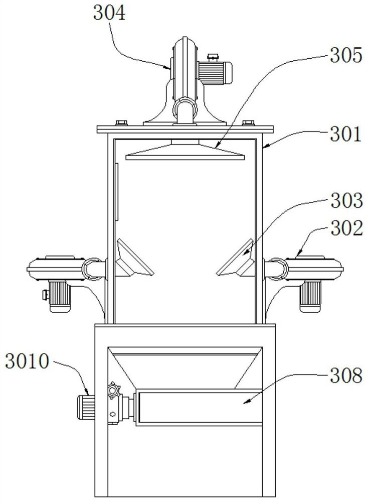 Compression device used for garbage treatment and provided with light separating structure, and use method of compression device