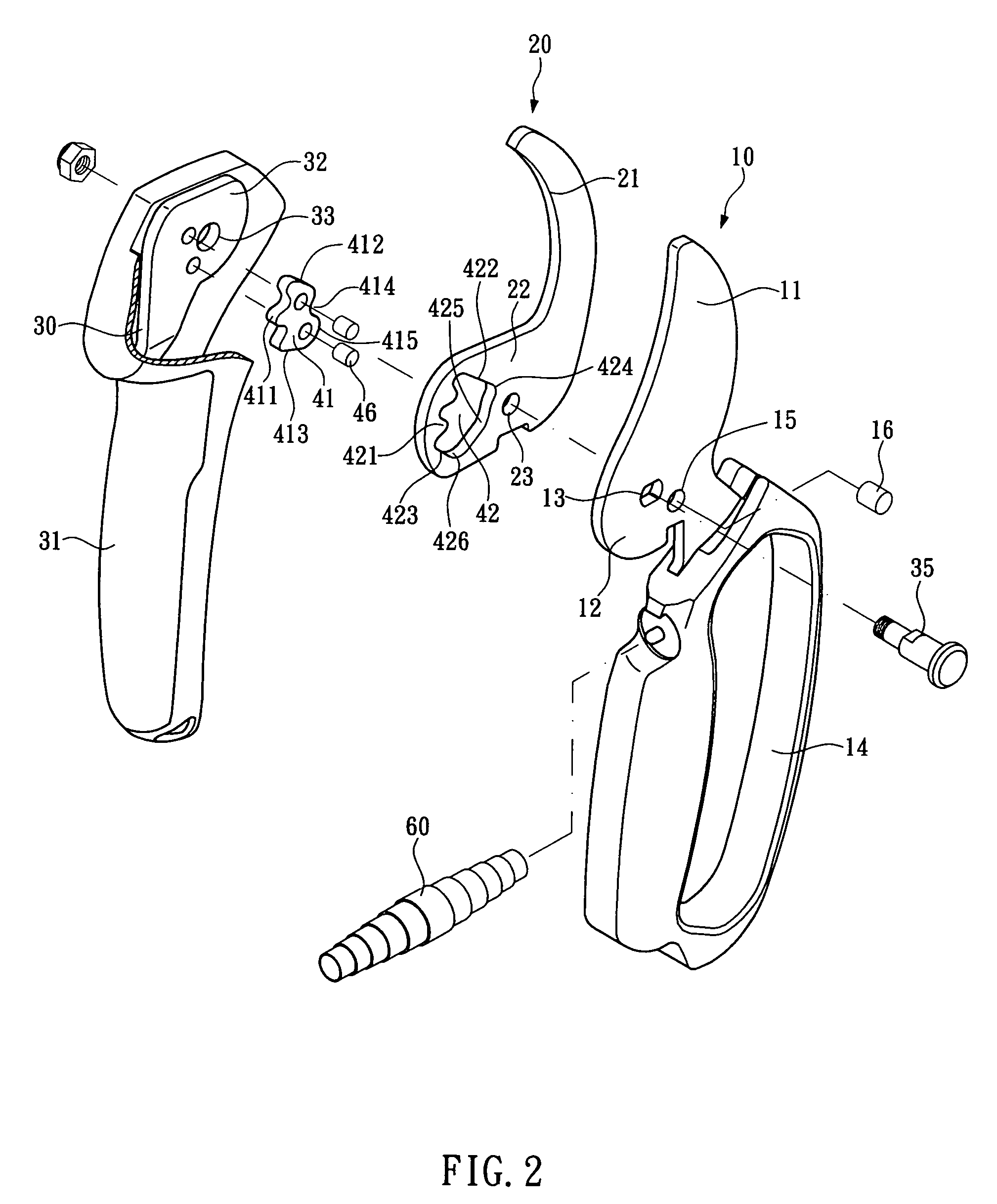 Effort-saving gardening shears