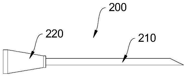 Brachial vein puncture sheath for simplifying TAVR surgery, puncture assembly and use method of brachial vein puncture sheath