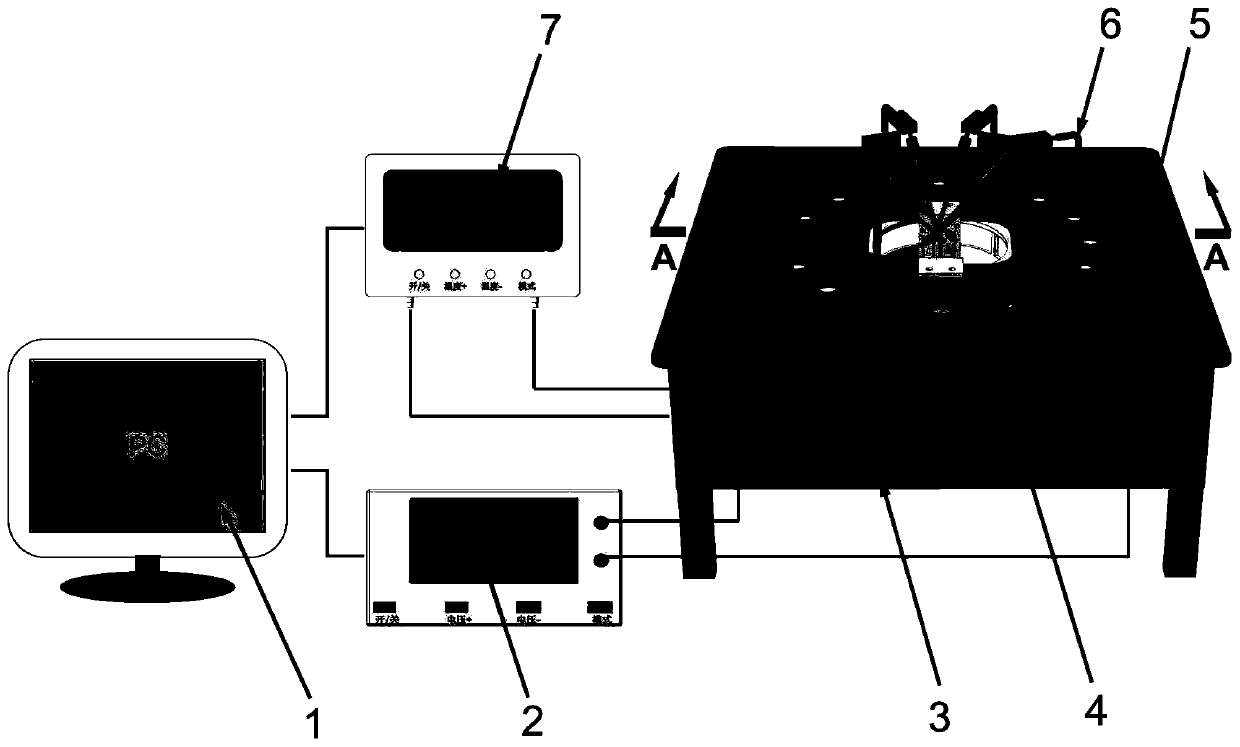 Synchronous polarization method for partitioned piezoelectric element