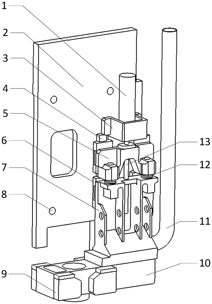 Electric and spring coupling pressure foot and control method of automatic hole-making end effector