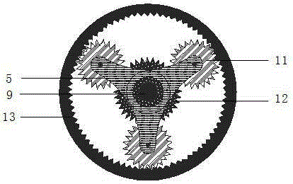 Variable rotating equivalent inertia mass damper