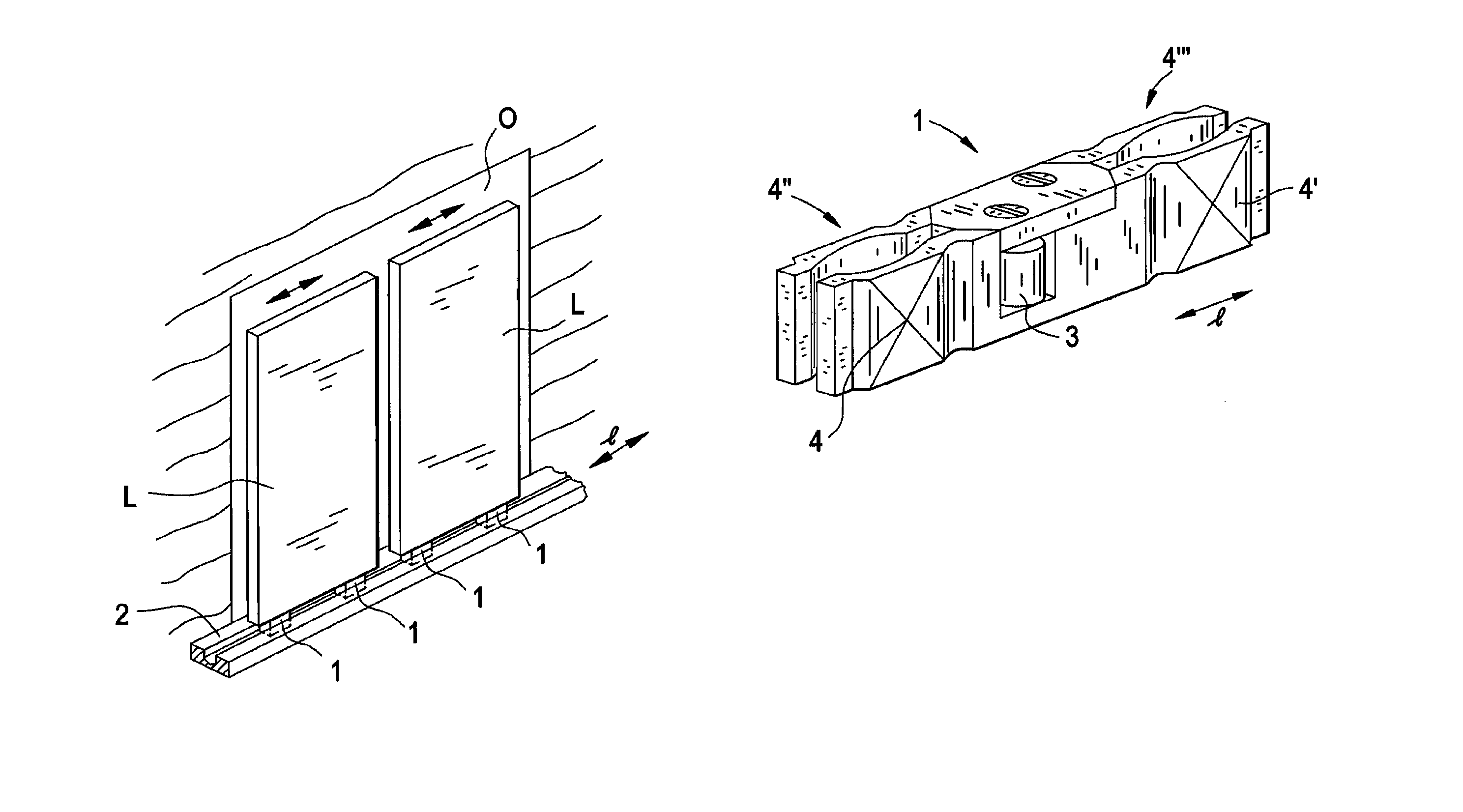 Door arrangement and guide of a door