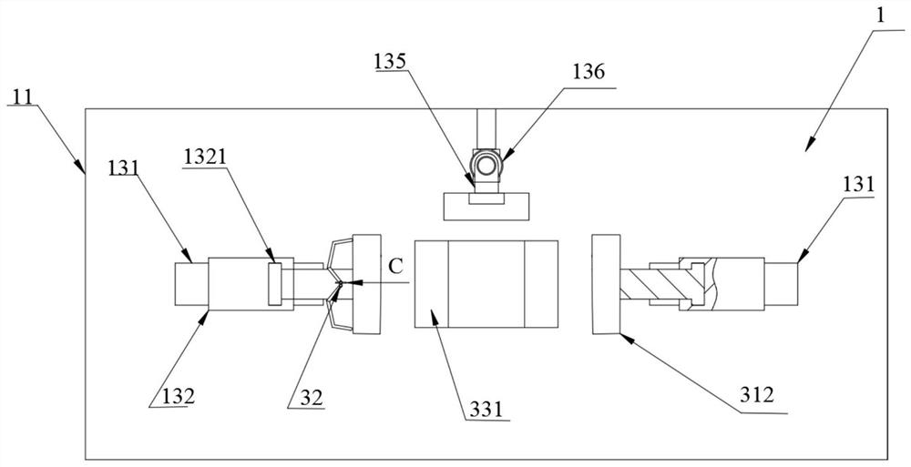 Positioning and fixing device for house plate processing