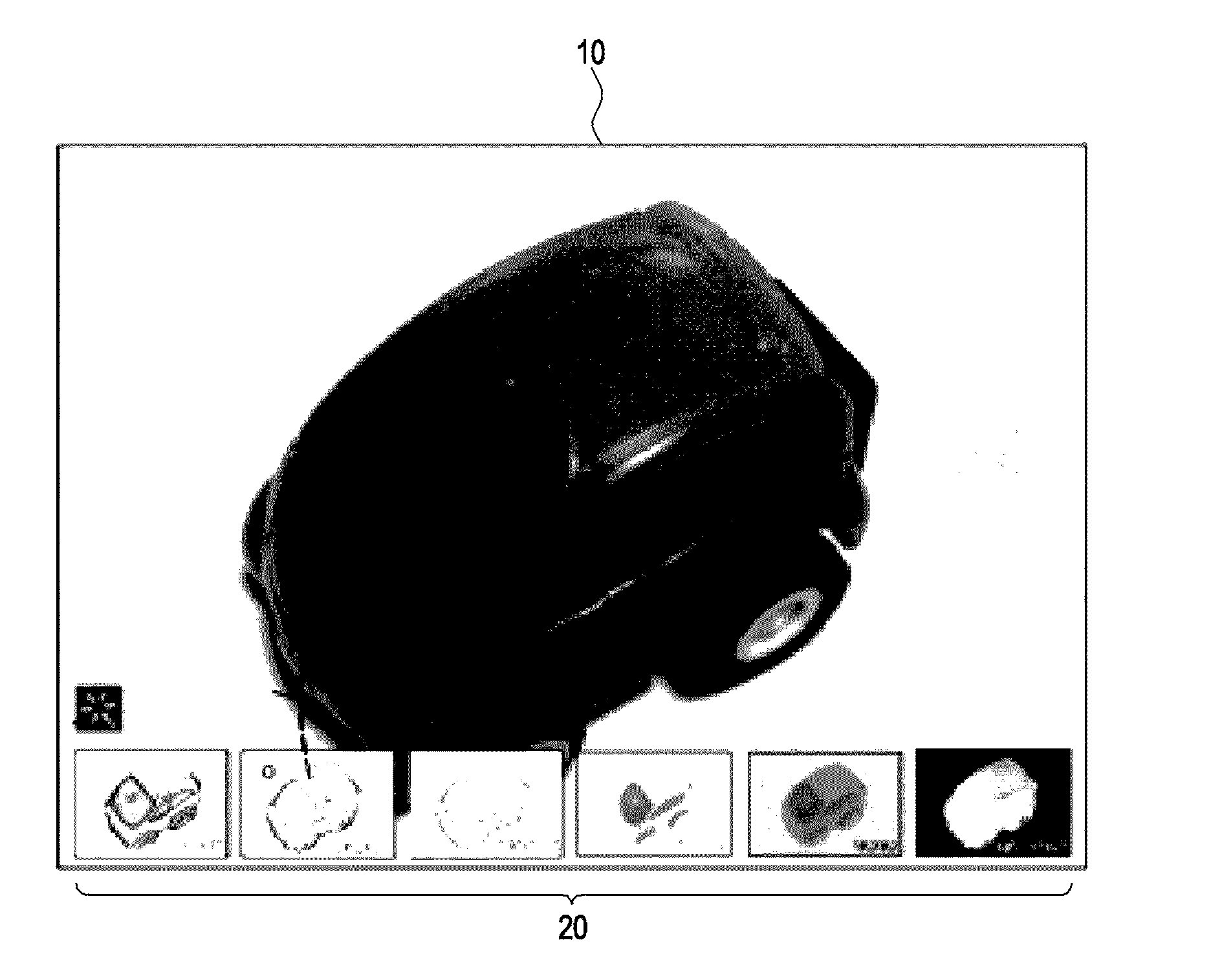 Electronic device and method for displaying image therein