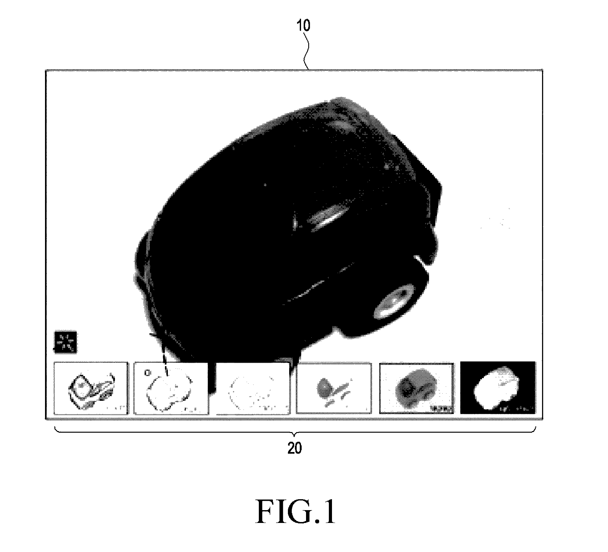 Electronic device and method for displaying image therein