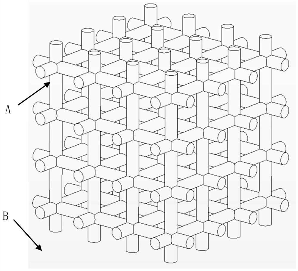 Preparation method of graphite/epoxy resin composite material