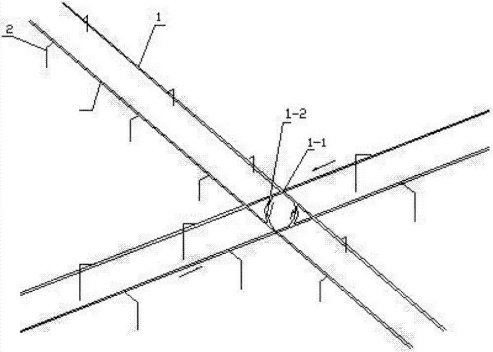 Combined airbus system provided with lifting elevator type cars