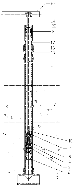 Rapid installation type anti-freezing faucet